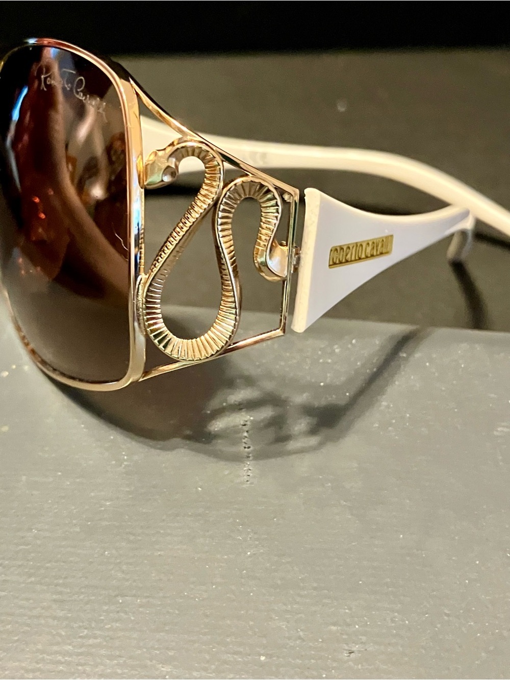 ROBERTO CAVALLI CALIPSO SUNGLASSES IN WHITE FANTASTIC CONDITION - Picture 2 of 6